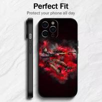 CS-GO Žaidimo C-Counter S-Strike 2 Telefono dėklas iPhone 17, 16, 15, 14, 13, 12 Plus, Max, Minkšto silikono, Juodas dangtelis iPhone13PROMAX