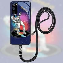 Astronaut Case Rope Phone Strap For Samsung Galaxy S22 S21 S20 FE Plus A51 A71 A72 A52 A12 A21S A31 A32 M31 S10 Note 20 10 Ultra Galaxy A72