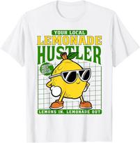 Your Local Lemonade Hustler Funny Lemon Stand Boss T-Shirt Mens Womens Tees Top M