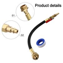 Antifreeze Kit Air Hose Quick Connect Outdoor Winterizing 12-Inch Hose Length Compact Shut-off Valve Easy Installation Process China Mainland