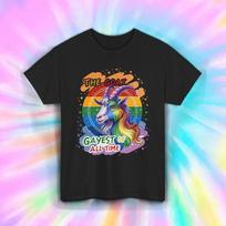 GOAT Shirt Mens Womens Tees Top Rainbow Pride Funny Gayest of All Time LGBTQ Retro Tee S-5XL 4XL