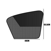 Duplex Magnetic Car Sunshade Heat Shield UV Protection Privacy Curtain for Side Windows Universal Camping Napping Summer