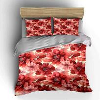 Floral Three-Piece Set For Home Multiple Sizes Kid'S And Adults' Bedroom Exquisite 3Pc Bedding Set, Gift EU Twin 135X200cm&set