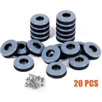 Screws Furniture Glides PTFE Blue Furniture Feet Sliders Furniture Slip Mat Movers Bed Sofa Table High Quality 22mm