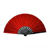 Ten inch fan bone 33cm bamboo fan laser kung fu fan PVC fan Tai Chi fan handicraft