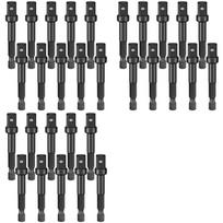 Premium-3/8 Impact Adapter, 30 Pack 3/8 Socket Adapter 1/4 Inch To 3/8 Socket Adapter Kit For Impact Driver, Automotive DIY juoda