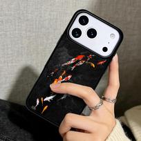 Capa Case for iPhone 17 Air 16 Pro Max 15 Plus 11 13 Mini 14 12 Back Phone Cover Carp Fish iPhone 14 Plus