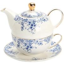 English Flower Teapot Classical Blue and White Daisy Pot Home Ceramic Cup and Saucer Phnom Penh  Afternoon Flower Teaware Set 200-400ml