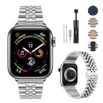 Metal Strap for Apple Watch Ultra 3 49mm 111 10 9 8 7 6 5 4 SE 45mm 41mm 44mm Stainless Steel Bracelet iWatch 10 46mm 42mm Belt S11-10 46mm 44 45mm sidabras