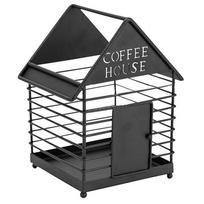 ABBY-1 PCS Coffee Pod Holder K Cup Holder Coffee Pod Holders Coffee Pod Organizer Coffee House For Espresso Capsule Holder (Black,NONE) juoda