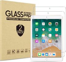 Tempered glass screen protector suitable for iPad 6th/5th generation 9.7-inch, iPad Air 2/Air 1, and iPad Pro 9.7-inch (2016 model)