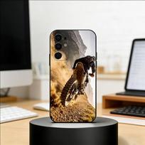M-Motorcycle Rider Phone Case For Samsung S25,S24,S21,S22,S23,S30,Ultra,S20,Plus,Fe,Soft Silicone Black Cover Samsung S30Ultra5G