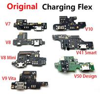 Original For ZTE Blade V7 V8 V9 V10 V2020 V41 V50 Smart Design USB Connector Charging Port Dock Board Charge Flex Cable V7 Original