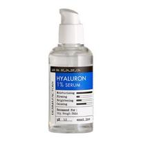 DERMA FACTORY Hyaluron 1% Serum 80ml (Jumbo Size) - High-Purity Multi-Molecular Oil-Water Balancing Care