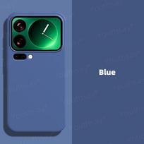 For Xiaomi 17 Pro Max Case Xiaomi 17 Pro Max Cover Funda Coque Soft Original Liquid Silicone TPU Phone Bumper Xiaomi 17 Pro Max Xiaomi 17 pro max mėlyna