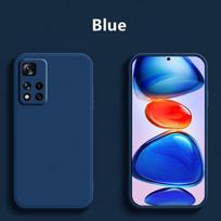 For Redmi Note 11S 5G Case For Xiaomi Redmi Note 11S 5G Cover Liquid Silicone Soft Phone Bumper Redmi Note 11S For Xiaomi 11T mėlyna
