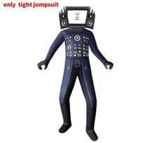 Skibidi Toilet Wave Audio Tv Man Kids Cosplay Outfit Made Of Milk Silk For Seasonal Wear Kid 130cm