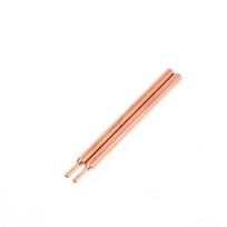 2/10Pcs 3*50mm Purple Copper Oxide Electrode Head 18650 Power Battery Double Head Spot Welding Needle