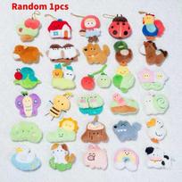 Cartoon Plush Refrigerator Magnets With Magnetic Backing For Kids And Teens Diy Decor