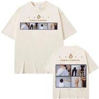 Sabrina Carpenter 2025 T-shirt Summer new Korean Style O-neck High Quality Tshirts vintage 100%cotton Comfortable Camisetas S įvairiaspalvis