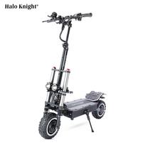 HALO KNIGHT T107 Pro Suaugusiųjų Elektrinis paspirtukas 3000W Variklis Visureigiams Escooter 60V38.4Ah Baterija 11 colių Padanga Sulankstomas E-paspirtukas