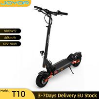 JOYOR T10 60KM/H Electric Scooters 10'' Road Tire 60V/18AH Battery 1000W*2 Motor 75KM Range Hydraulic Brakes Hydraulic Spring Shock Absorber E Scooter T10 juoda