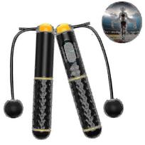 Jump Rope, Digital Weighted Ropeless Skipping Rope, Adjustable Cordless Jumping Rope For Home Fitness Exercise Training For Women Men