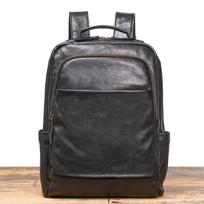 Men'S Genuine Leather Backpack, Cowhide Wear Trolley Case, Business Trip Backpack, Large Capacity Computer Bag juoda