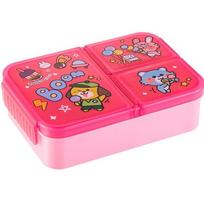 Large Capacity Cartoon Lunch Box Food Grade Snack Box Cute Style Food Container  For Kids Students rožinė