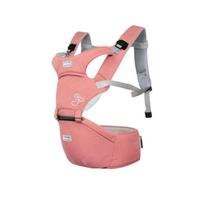 Sling Design Baby Waist Stool Newborn Front Holding Infant Hip Seat  Outdoor Activities rožinė