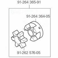 91-264365-91 Coupling asm for PFAFF 3371 1180 1181 1183 3586 MA2081 MA2083 PFAFF sewing machine parts