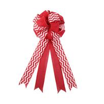 Charming Red Burlap Christmas Bow With Artisan Craftsmanship For Holiday Decor