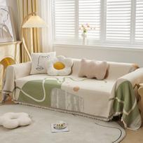 Sofa užvalkalas rankšluostis Ins stiliaus skandinaviškas sofos pledas užvalkalas rankšluostis Visapusiškas gaivus sofos užvalkalas Keturių sezonų universalus sofos pagalvėlė 180*130cm