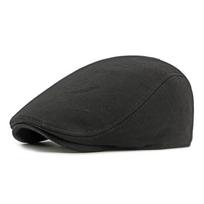 Cap Men Women Autumn Winter Beret British Vintage Cap Flat Cap Driver Ivy Hat Gatsby Painters Hats juoda