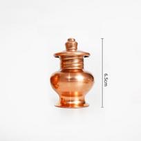 Mini Red Copper Gemstone Wealth Aquarius Ornaments Tibetan Pure Copper Mani Treasure Aquarius Bottle Pot Tibetan Tantra Buddhism Tibetan S