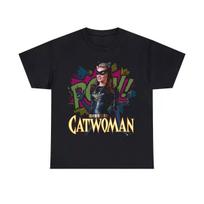 Catwoman Julie Newmar Unisex Heavy Cotton Tee, Batman, 60s TV Show S