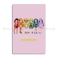 Rainbow High Metal Signs Bar Wall Decor Club Party Wall Decor Customize Tin Sign Poster 20x30cm