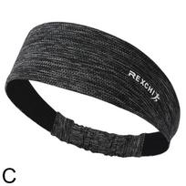 Sports Headband Sweatband Elastic Absorbent Sweat Fitness Outdoor Cycling, Ice Silk, Breathable Fitness Yoga Gym Head Band