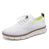 2025 viral trends casual shoes men breathable fly woven loafers plus size sneakers spot 39 balta
