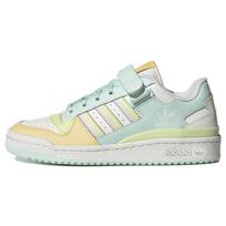 Adidas Forum Low Premium White Blue Yellow Women's GW4919 36