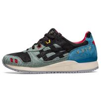 ASICS GEL-NYC 2055 Carbon Cement Grey Layered Mesh Suede Street Shoes 1201A755-021 37