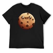 Cute Cookie T-Shirt topping summer tops oversized funny shirt cotton men workout shirt S juoda