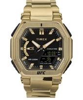 UFC laikrodis Kvarcinis 10 ATM Atsparus vandeniui Mineralinis stiklas Juodas ciferblatas TW2V84500 [TIMEX] Vyriškas [Autentiškas]