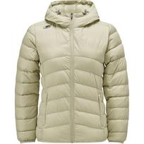 Skechers Basic Sports Series Quilted Woven Short Comfortable Hooded Outdoor Lightweight Down Jacket Women outerwear Durable-Gray P424W147-027B S