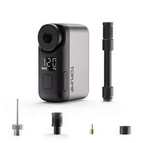 TOPUMP TB2 PRO Elektrinis Mini Nešiojamas Siurblys Dviračiui Belaidis Padangų Pripūtiklis Maks. 120PSI 450mAh Baterija su Ekranu Greitas Įkrovimas TOPUMP TB2 PRO black