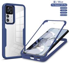 360 Full Protective Case For XiaoMi 17 Pro Max 15T 14T Ultra 13 12 Lite 13T 2T 11T Mi Poco F8 F7 M7 F5 X5 Pro Hard Back Cover For Poco F7 Pro mėlyna