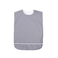 Washable Adult Bibs Oil Proof Saliva Towel Feeding Bibs Mealtime Bib  Mealtime Dining 17.72x29.53in Grey