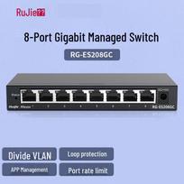 Ruijie RG-ES208GC 8-Port Gigabit Managed Switch