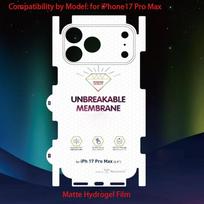 Soft TPU Hydrogel Film For Apple iPhone 17 Pro Max 17 Air Positioning Wrap Side Edge Back Protector Scratch Autorepair Matte/HD