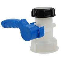 Reliable IBC Container Butterfly Valve S60x6 Coarse Thread Drain Valve Easy Installation Blue Handle/Black Cap China Mainland